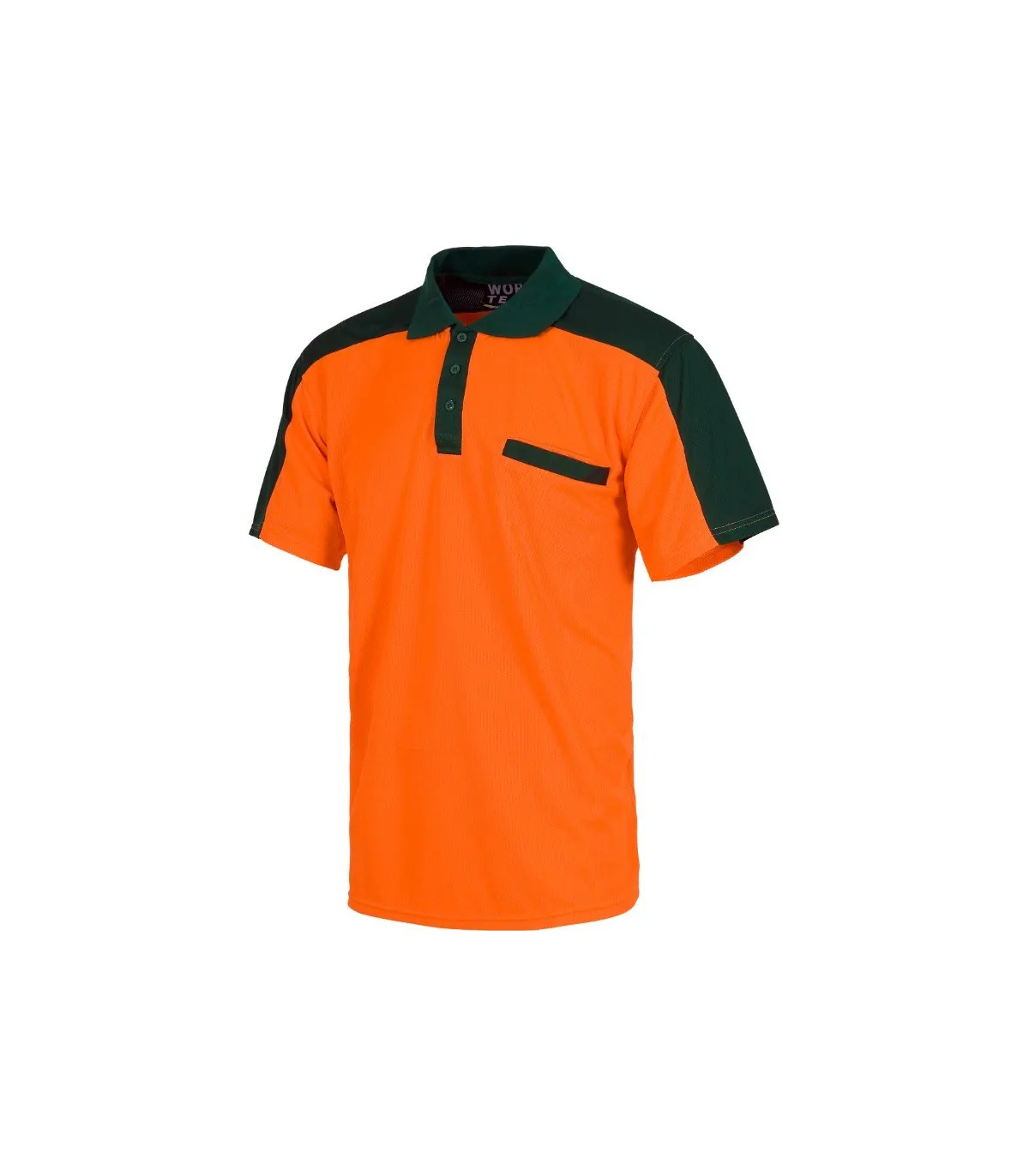 WORKTEAM C2805 gut sichtbares kombiniertes Kurzarm-Poloshirt