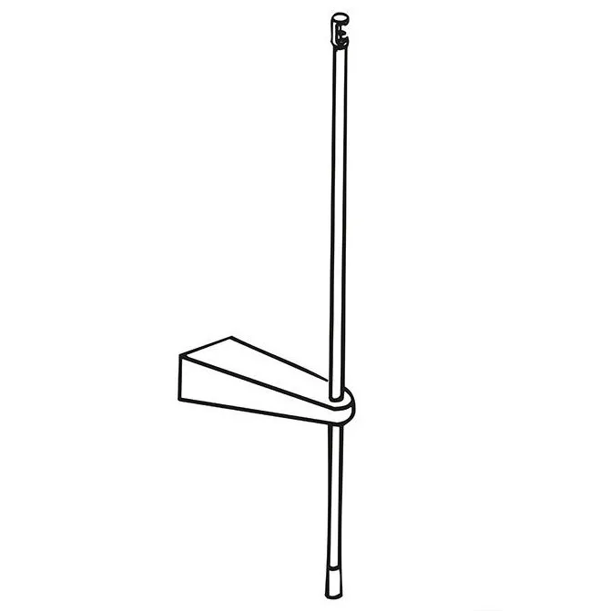 Zugstange für hochhängende Spülkästen